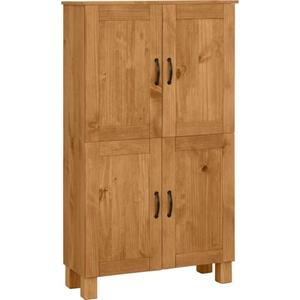 Home affaire Halfhoge kast Rodby Massief, FSC-gecertificeerd hout, breedte 75 cm, hoogte 130 cm