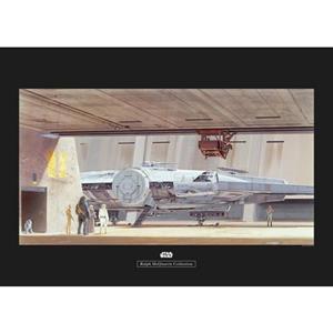 Komar Poster Star Wars Classic RMQ Mos Eisley Hangar