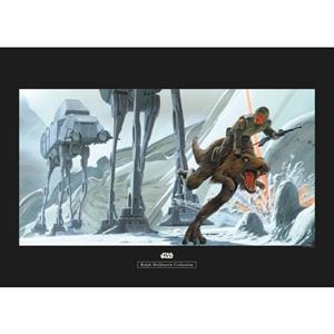 Komar Poster Star Wars Classic RMQ Hoth Battle Ground