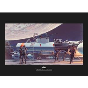 Komar Poster Star Wars Classic RMQ Yavin Hangar