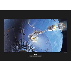 Komar Poster Star Wars Classic RMQ Death star Attack