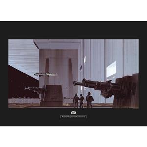 Komar Poster Star Wars Classic RMQ Death star Hangar