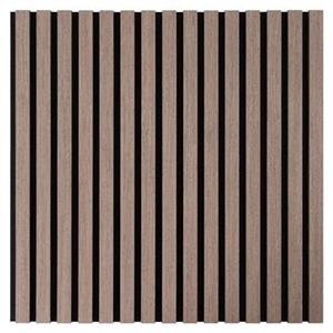 Home67 - Akoestisch Wandpaneel Walnoot - 2 Stuks - 60 x 60 x 2.2 cm -