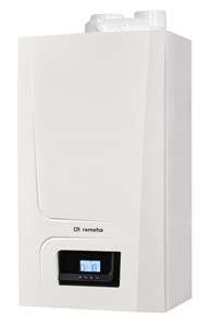 Remeha Avanta Ace hr gaswandketel m. warmwatervoorziening 35C CW5 exc. 80-80 m. energiezuinige A-label pomp