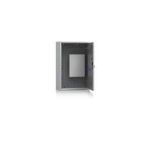 EUROKRAFTbasic Sleutelkast, lichtgrijs RAL 7035, h x b x d = 450 x 300 x 130 mm, voor 60 haken
