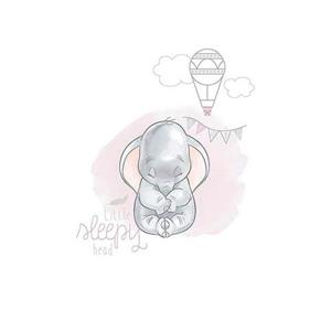 Komar Poster Dumbo Sleepy Hoogte: 70 cm