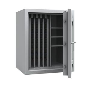 Sleutelkluis met uitschuifbare tussenwanden, VDMA B en Euronorm S2, 1200 haken, 3 legborden, h x b x d = 1006 x 836 x 700 mm