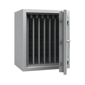 Sleutelkluis met uitschuifbare tussenwanden, VDMA B en Euronorm S2, 1680 haken, h x b x d = 1006 x 836 x 700 mm