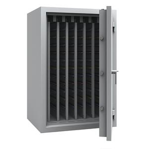 Sleutelkluis met uitschuifbare tussenwanden, VDMA B en Euronorm S2, 2310 haken, h x b x d = 1256 x 836 x 700 mm