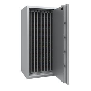 Sleutelkluis met uitschuifbare tussenwanden, VDMA B en Euronorm S2, 3360 haken, h x b x d = 1806 x 836 x 700 mm