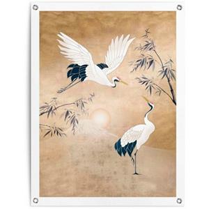 Reinders! Poster Kraniche in Gold