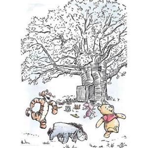 Komar Poster Winnie de Poeh Playground Hoogte: 70 cm
