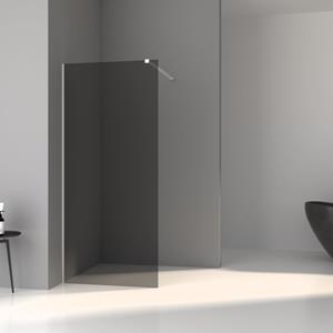 Boss & Wessing BWS Inloopdouche Pro Line Rookglas 70x200 Nano Coating Geborsteld Messing Koper Profiel en Stang