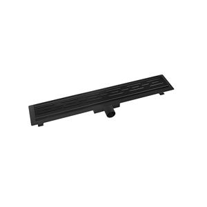 Boss & wessing Douchegoot BWS Met Flens 60x7 Cm Mat Zwart