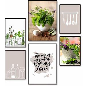 Artland Poster (set, 6 stuks)