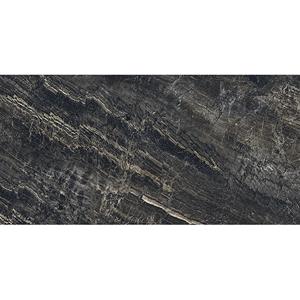 Cristacer Vloer & Wandtegel  Elektra 60x120 cm Polished Black 
