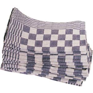 Betra Theedoek blok 70x70cm blauw (10st)