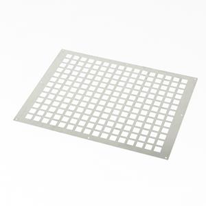 Gavo Ventilatieplaat enkel rij aluminium 50 x 40cm