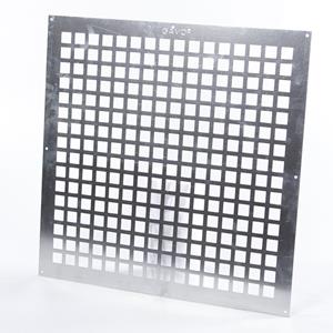 Gavo Ventilatieplaat enkel rij aluminium 50 x 50cm