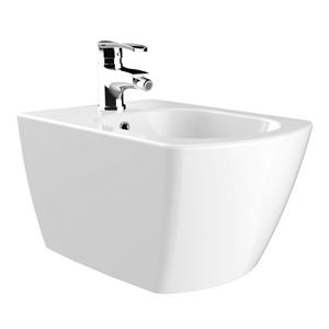 Boss & wessing Bidet  Vidia Keramiek Glanzend Wit (Excl kraan)