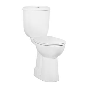 Boss & Wessing Toiletpot Set Staand  Mala Verhoogd Met Bidet Onder Aansluiting Wit (AO)