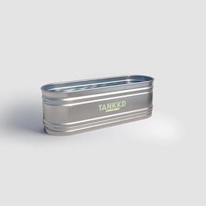 Tankkd IJsbad  Green Label Oval 183x61x61 cm Aluminium