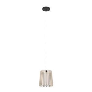 Eglo - 900902 Hängeleuchte fattoria Stahl schwarz E27 1X25W H:110cm Ø20cm dimmbar