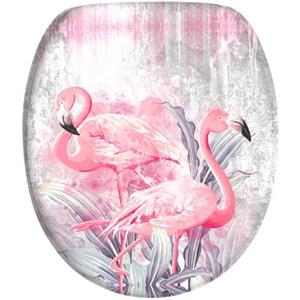Sanilo Toiletzitting Flamingo met softclosemechanisme, bxl: 37,7x 42,0 - 47,0 cm