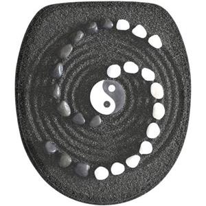 Sanilo Toiletzitting Yin yang met softclosemechanisme, bxl: 37,7x 42,0 - 47,0 cm