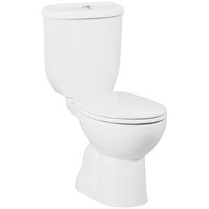 Boss & wessing Toiletpot Staand  Sedef Met Bidet Onder Aansluiting Wit