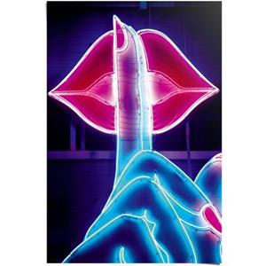 Reinders! Poster Neon Lips