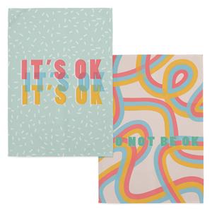 Aware Set van 2 theedoeken Okay | 