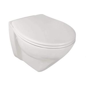 Sanindusa Wandtoilet  Plus 6 cm Verhoogd Rimless Keramiek incl. Soft Close Zitting Wit