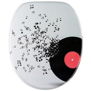 Sanilo Toiletzitting Play Music met soft-closemechanisme