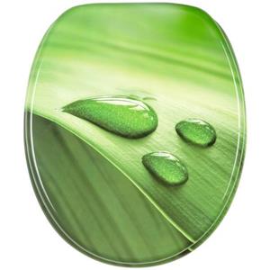 Sanilo Toiletzitting Green Leaf met soft-closemechanisme