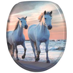 Sanilo Toiletzitting Paarden met soft-closemechanisme