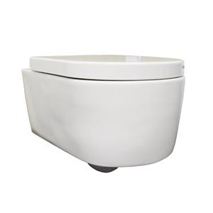Boss & Wessing Wandcloset  Cora met Soft-Close Toiletzitting Diepspoel Wit