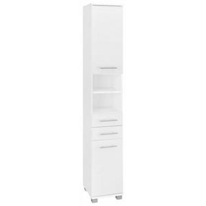 Schildmeyer Hoge kast Emmi Breedte 30 cm, metalen grepen, met 2 laden