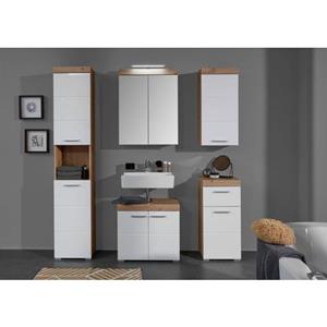 Trendteam INOSIGN Hochschrank "Avena", Höhe 190 cm, Badezimmerschrank mit 2 Türen und 1 offenen Fach