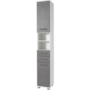 Schildmeyer Hoge kast PALERMO Breedte 30 cm, verstelbare planken, 2 laden & 2 deuren