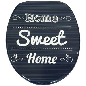 Sanilo Toiletzitting Home Sweet Home met soft-closemechanisme