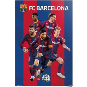 Poster FC Barcelona Camp Nou - Spanje - speler