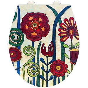 Wenko Toiletzitting Rollin’Art Red Blossom