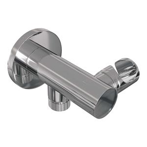 Brauer Wandaansluitbocht  Chrome Edition Verstelbaar Handdouche Houder Chroom PVD