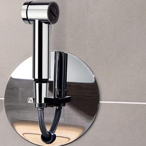 Luca Inbouw Doucheslang Roll-in Shower  met Knijp Handdouche Chroom