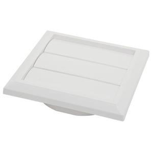 Sencys Overdrukrooster Lamel Ø100/125mm Kunststof Wit