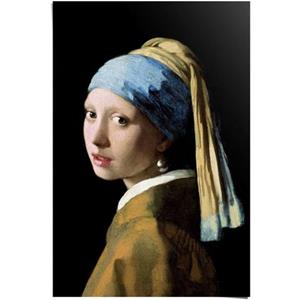 Reinders! Poster het meisje met de parel Jan Vermeer