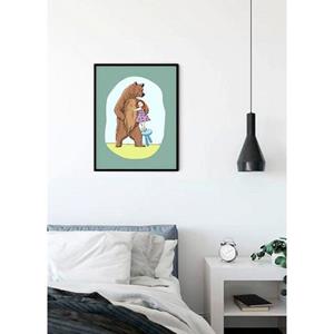 Komar Poster Lili and Bear Hoogte: 50 cm