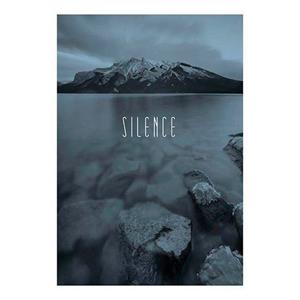 Komar Poster Worls Lake Silence Steel Hoogte: 50 cm