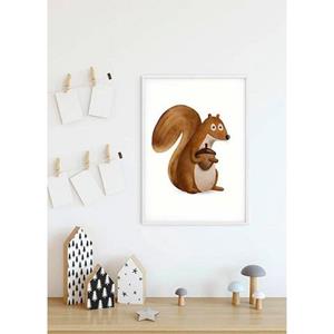 Komar Poster Cute animal Squirrel Hoogte: 40 cm